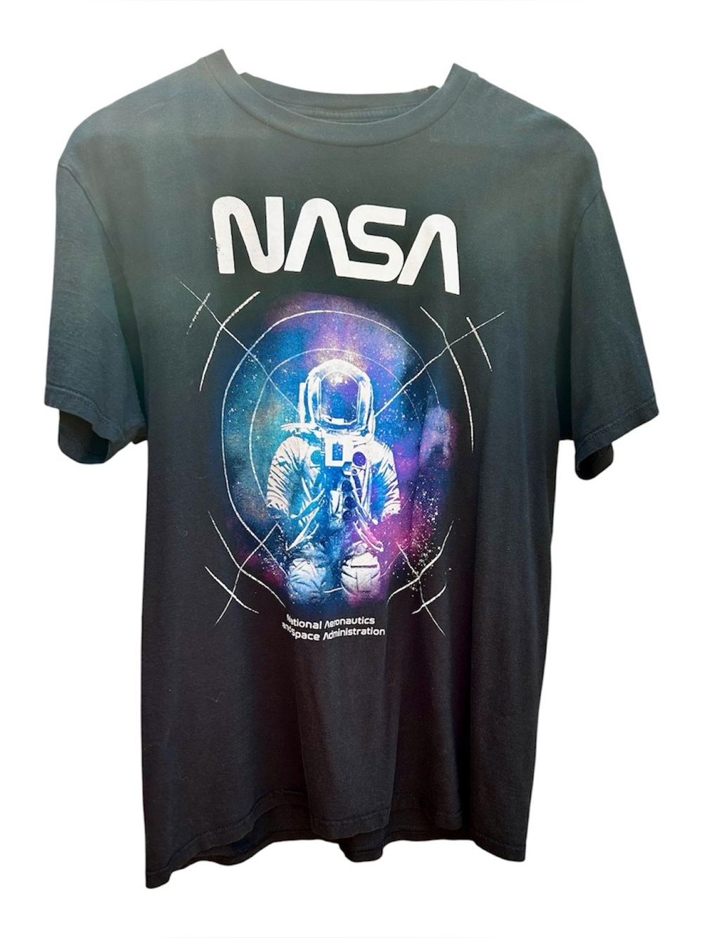 NASA Tee Shirt Astronaut Moon  Hyper Space Sz. Medium